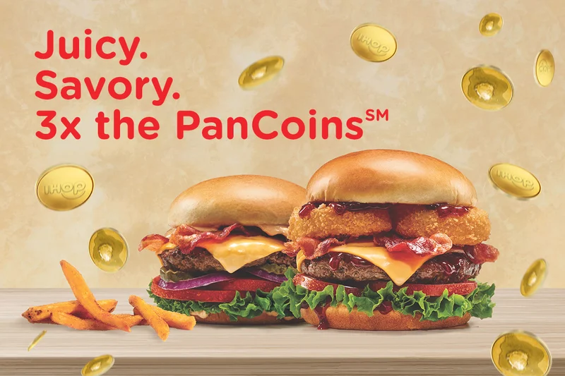 Juicy. Savory. 3X the PanCoinsSM.