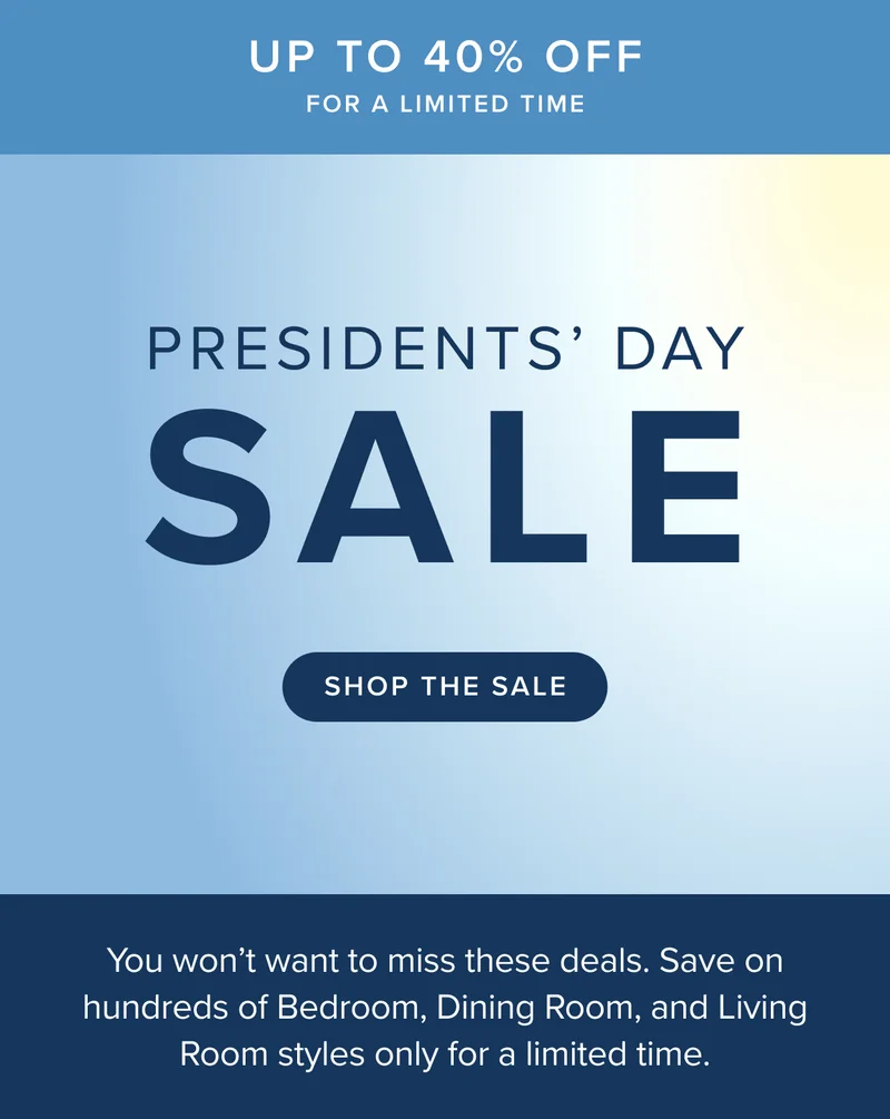 Up to 40% off for a limited time. Shop now.