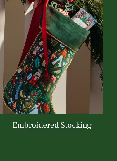 Embroidered Stocking
