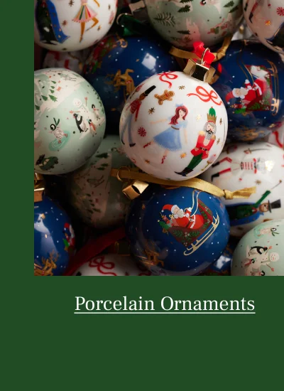 Porcelain ornaments