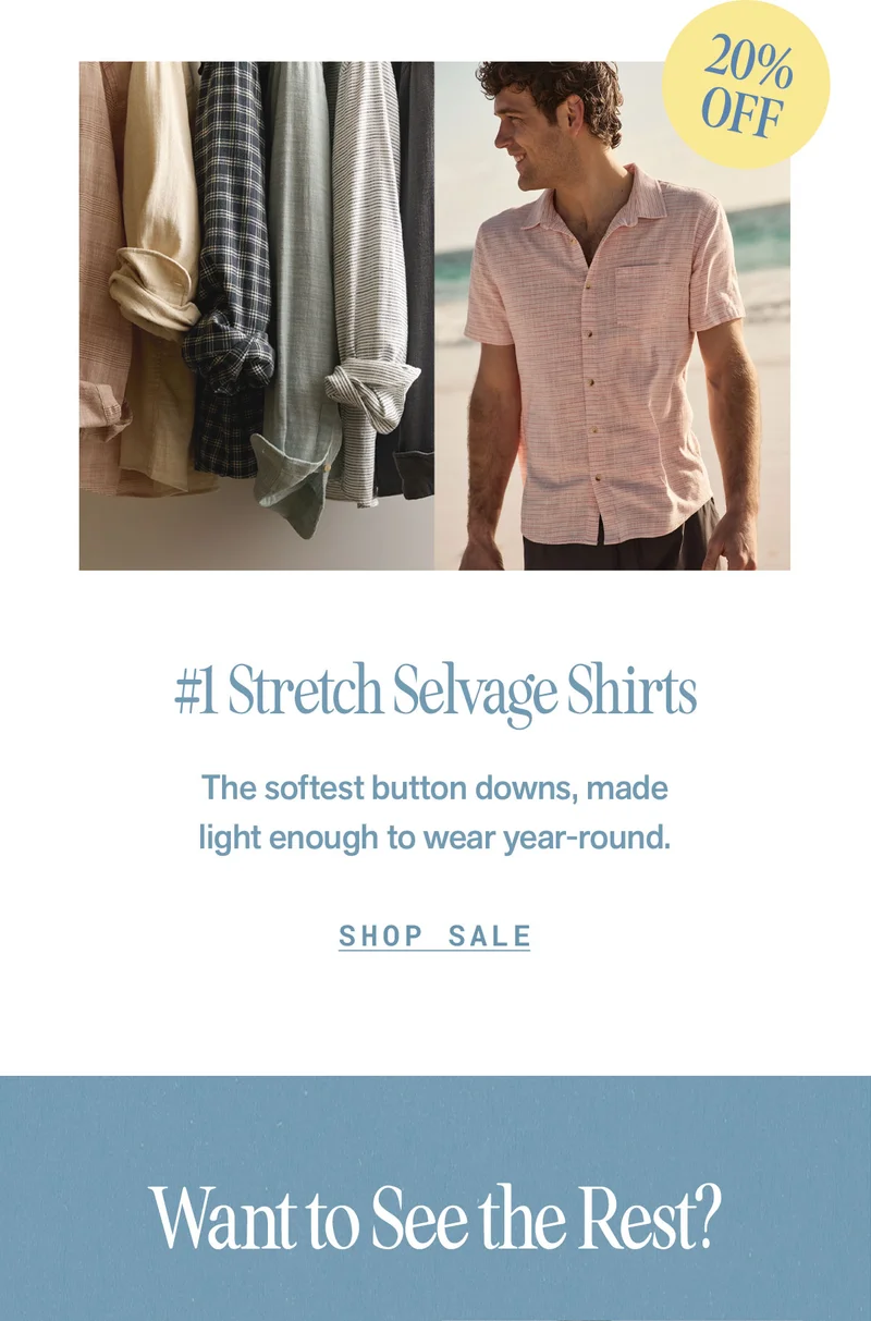 #1 stretch selvage shirts