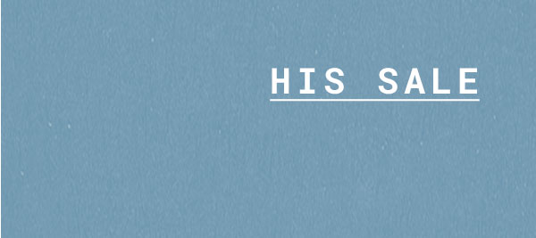 His Sale