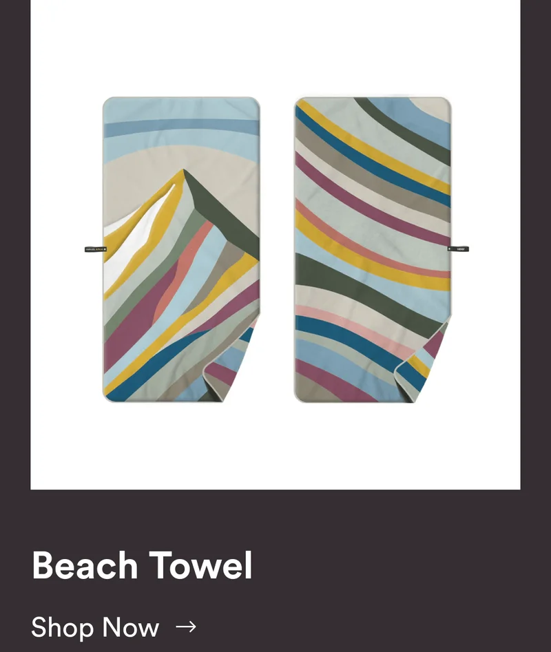 beach towel - shop now