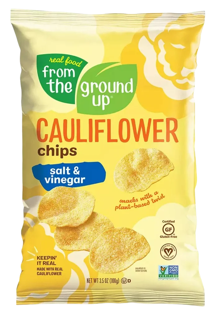 Image of From The Ground Up Salt & Vinegar Cauliflower Chips
