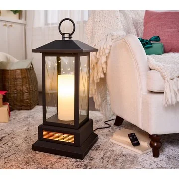 Duraflame 28" Electric Infrared Etched Color Changing Lantern Heater