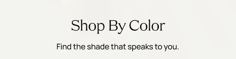 Shop By Color