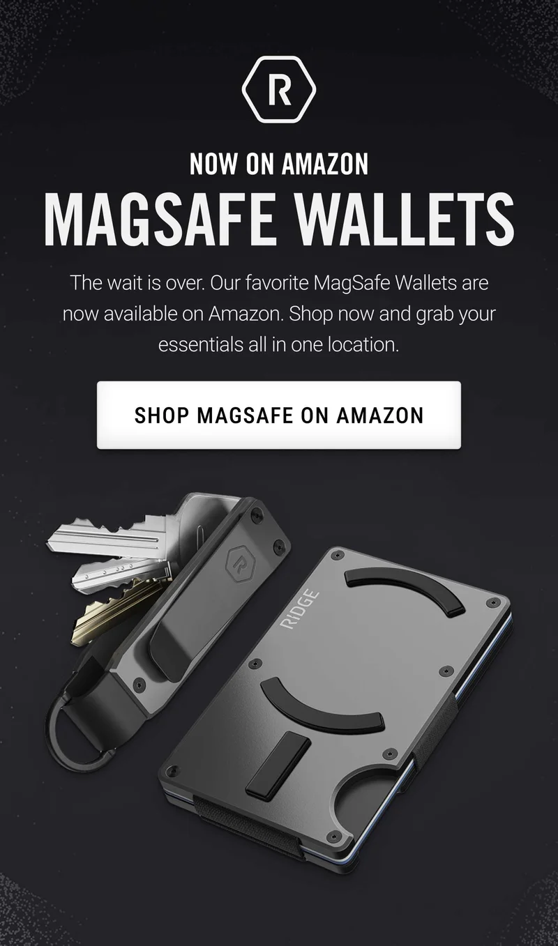 Now on Amazon: MagSafe Wallets | Shop MagSafe on Amazon