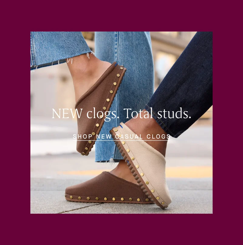 NEW clogs. Total studs. SHOP NEW CASUAL CLOGS