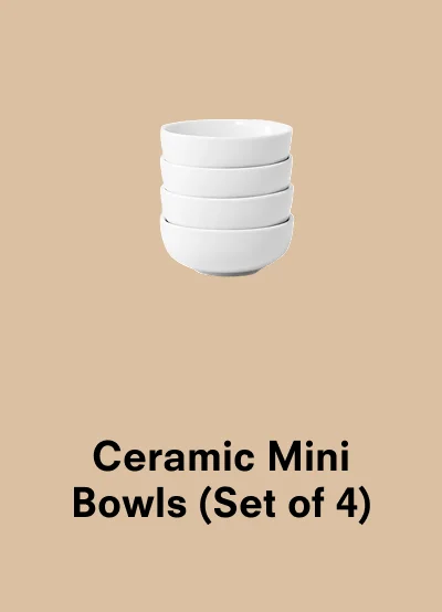 Ceramic Mini Bowls (Set of 4)