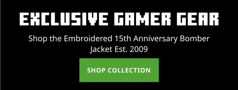 Shop Exclusive Minecraft 15th Anniversary Bomber Jacket!
