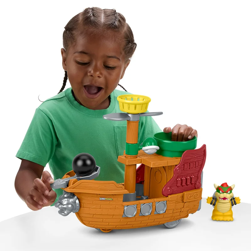 Image of Little People&nbsp;My&nbsp;Mario Bowser's Airship&nbsp;Playset