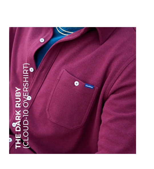 Cloud-10 Overshirt: The Dark Ruby