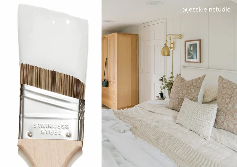 Bedroom painted in Classic