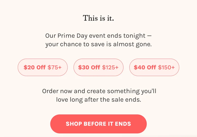 Shop Before It Ends