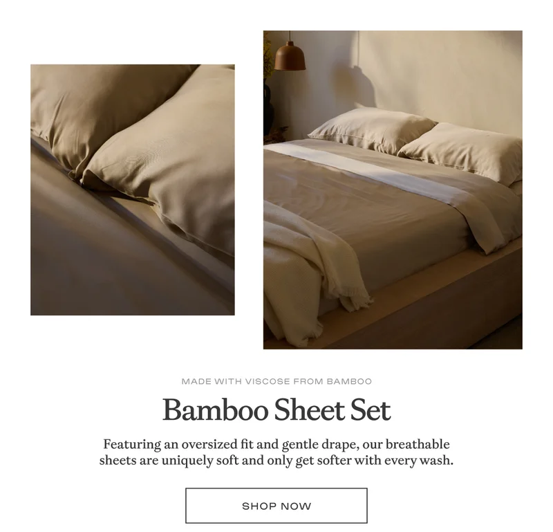 Bamboo Sheet Set Bamboo Sheet Set