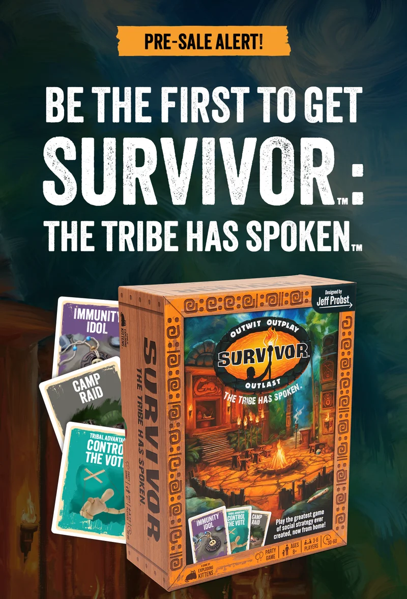 PRE- SALE ALERT! | Be the First to Get Survivor™: The Tribe Has Spoken™ |