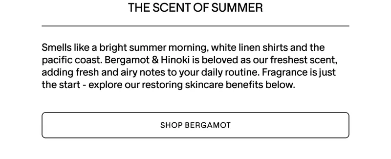 SHOP BERGAMOT