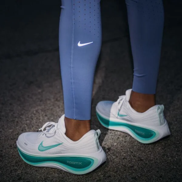 Woman wearing Nike shoes