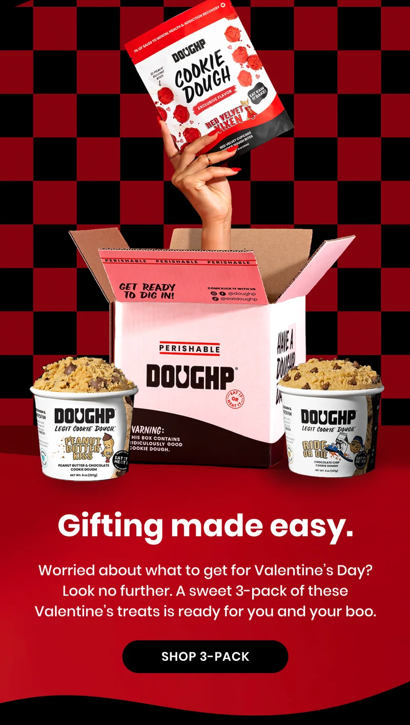 red velvet cookie dough drops 3-pack