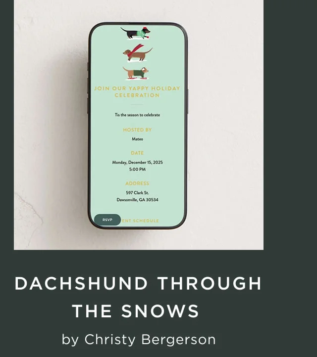 Dachshund Through The Snows