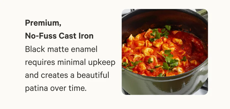 Premium, No-Fuss Cast Iron
