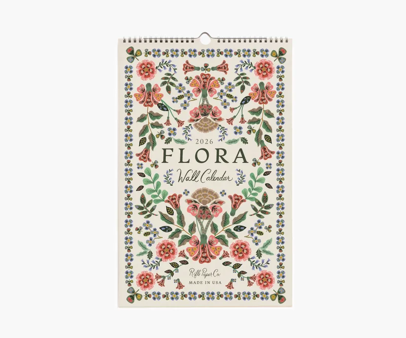 Image of 2026 Wall Calendar - Flora