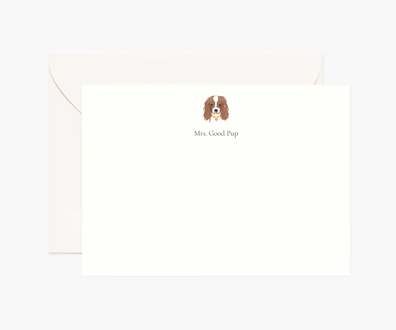 Image of Pets Personalized Stationery - Dog
