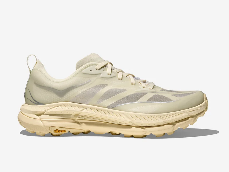 Hoka One One U Mafate Speed 4 Lite - Truffle Salt / Vintage Yellow