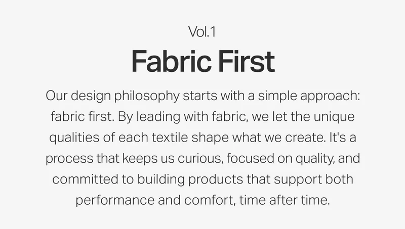 Vol. 1 Fabric First