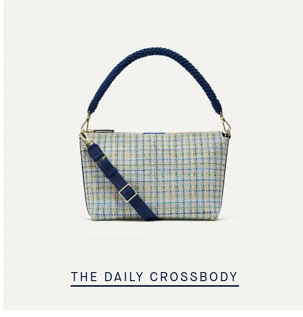 THE DAILY CROSSBODY Spring Tweed