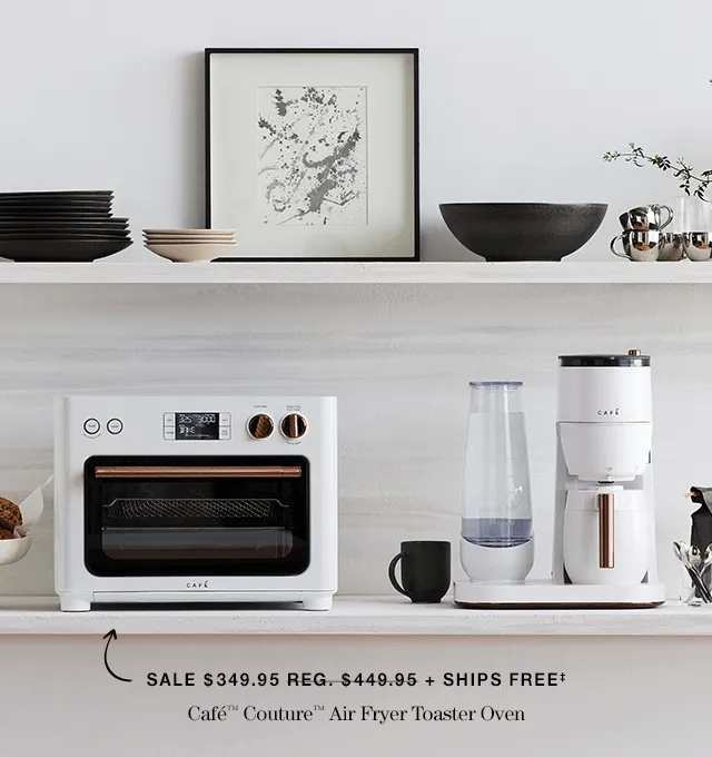 ends today: up to $100 off Cafe kitchen electrics