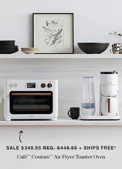 ends today: up to $100 off Cafe kitchen electrics