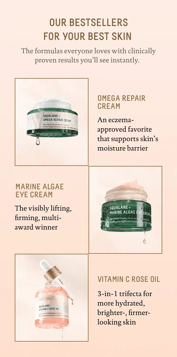 Our Bestsellers For Your Best Skin