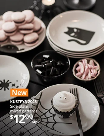 NEW KUSTFYR 2025 Side plate, mixed patterns