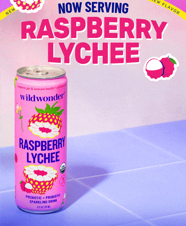 Now serving Raspberry Lychee