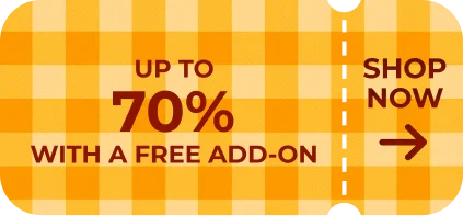 Up to 70% OFF with Thanksgiving & Black Friday