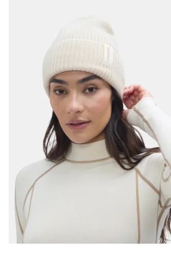 Shop Merino Beanie in Oat Milk
