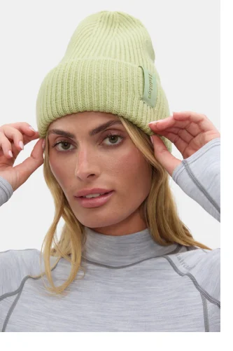 Shop Merino Beanie in Moss