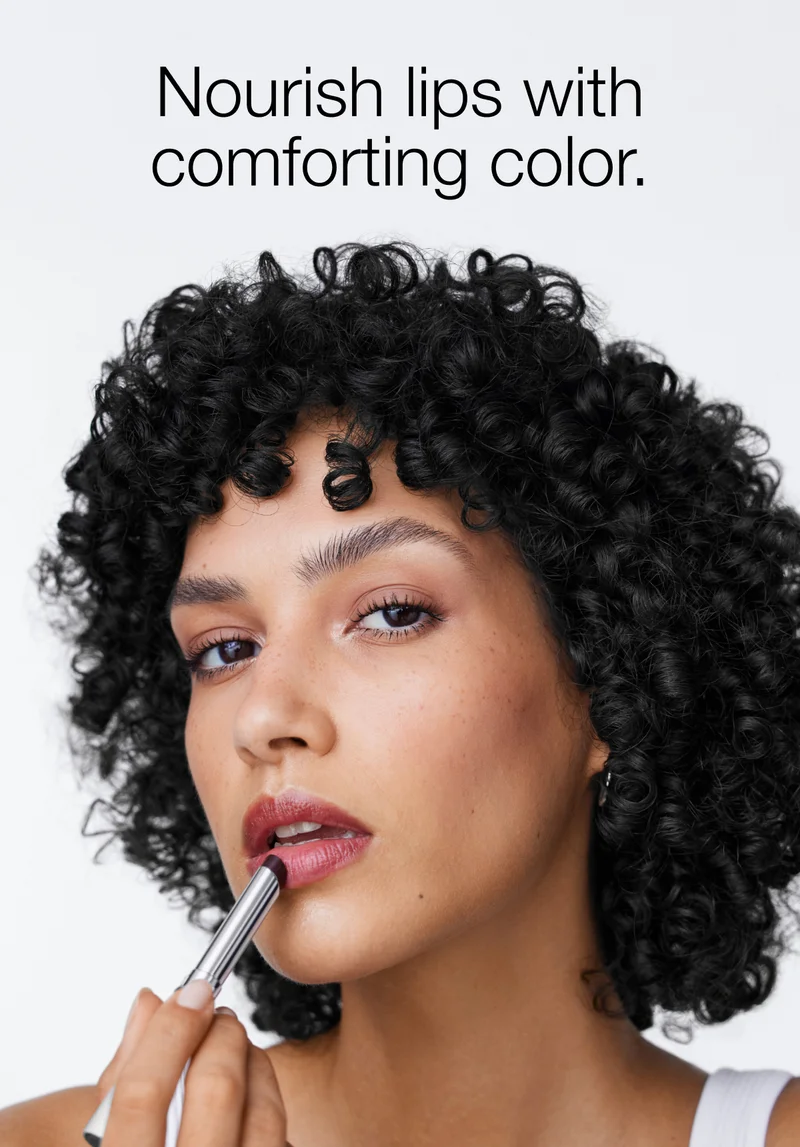 Nourish lips with comforting color.