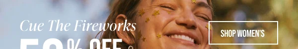 Up to 50% off Sitewide Shop Women's
