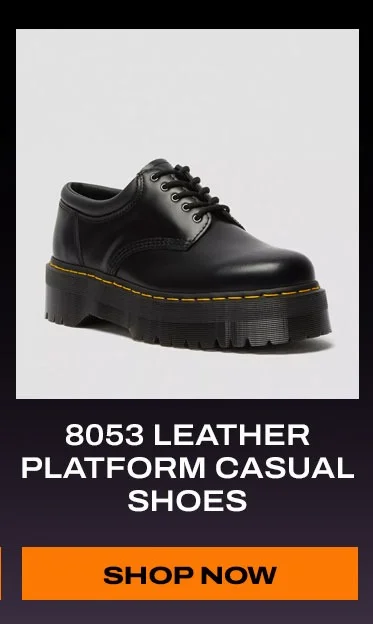 8053 Leather Platform Casual Shoes