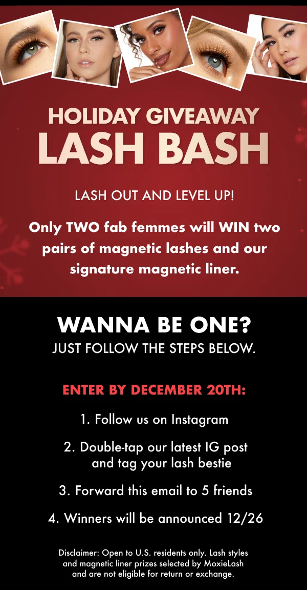 Holiday Giveaway - Lash Bash