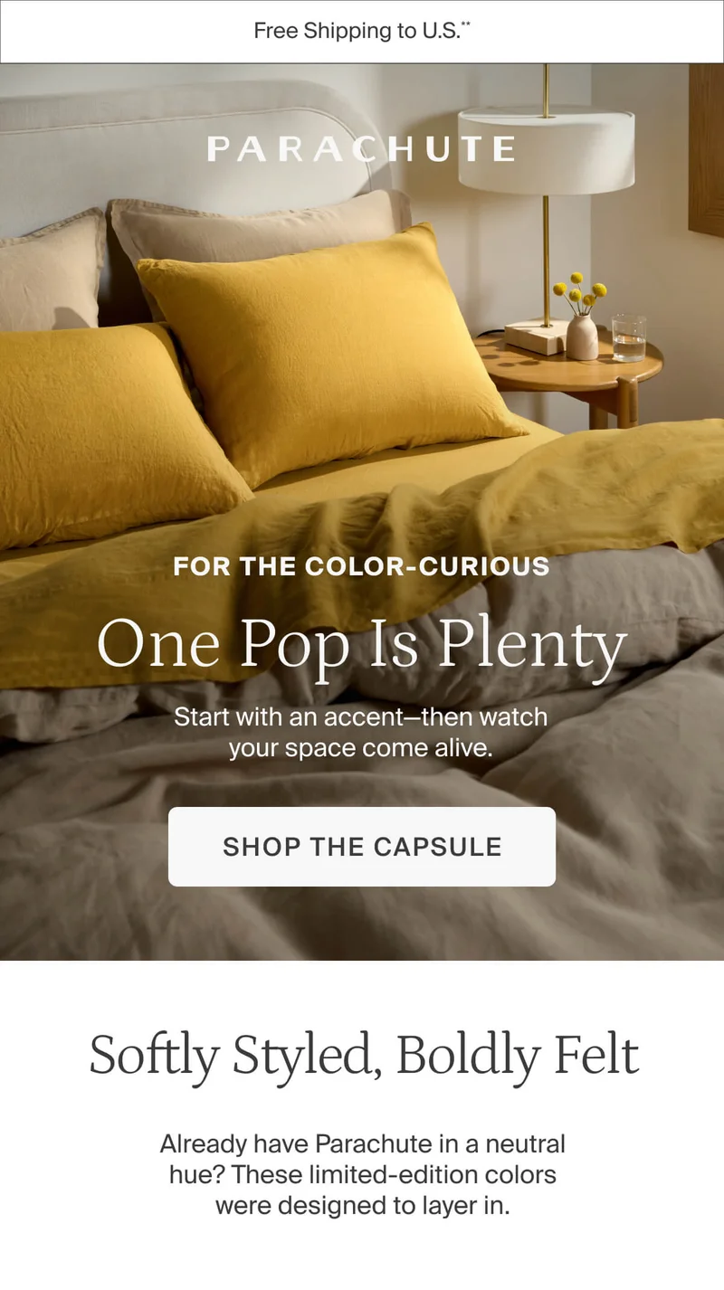 One pop is plenty. Shop the capsule.
