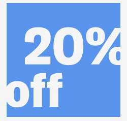 20% off