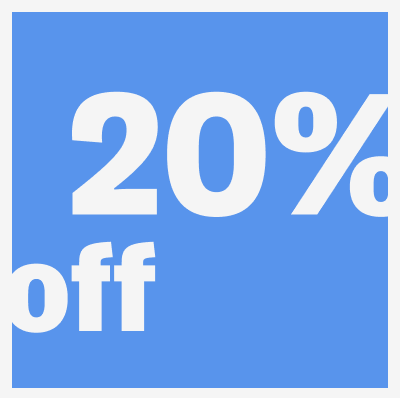 20% off