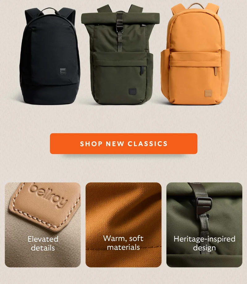 Heritage-inspired style. Warm, soft materials. Elevated design details
