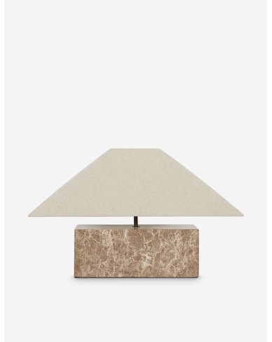Hoven Table Lamp by DISC Interiors-Brown Marble