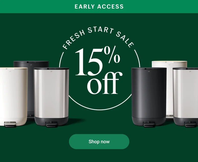 Early Access: Fresh Start Sale 15% off. Click to shop now.