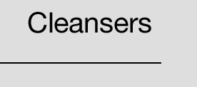 Cleansers