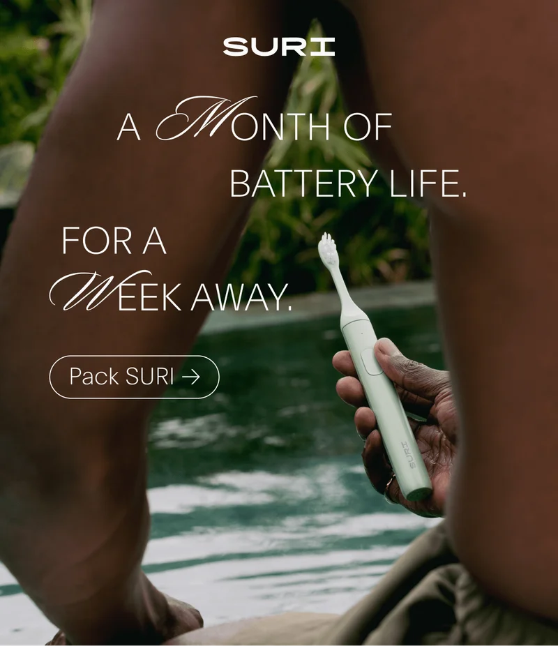 A month of battery life for a week away - Pack SURI